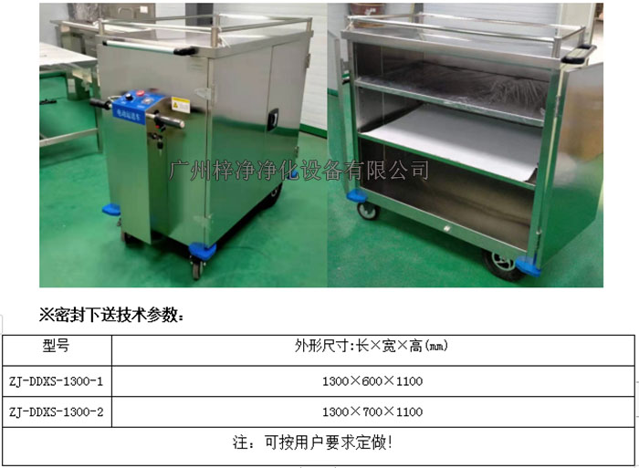 電動密封下送車技術參數(shù)